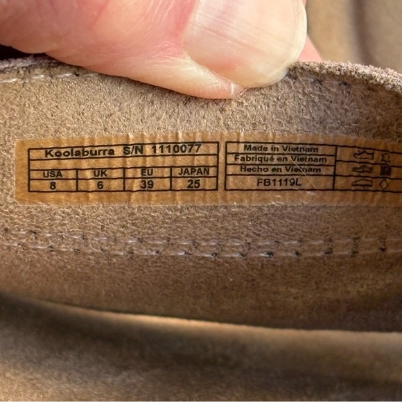 Koolaburra UGG Maerin Nude Metallic Suede Slip-On Slide Womens Comfort Sandals 8 - Picture 13 of 14